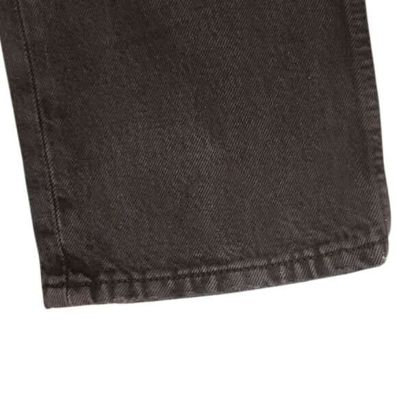 Re/Done 70's Low Rise Straight Jeans In Washed Black W32 - Picture 3 of 12